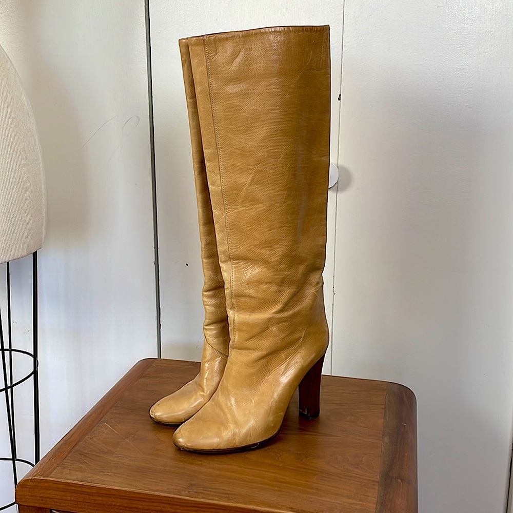 Walter Steiger for Romano tall,camel boots.